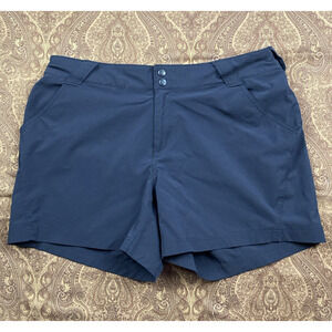 Columbia PFG Coral Point III Black Womens 16 Outdoors Performance UPF50 Shorts